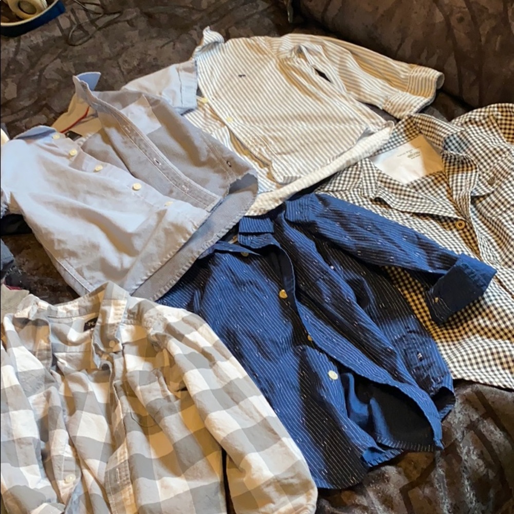 5 shirts for little boys